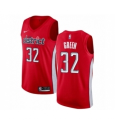 Men's Nike Washington Wizards #32 Jeff Green Red Swingman Jersey - Earned Edition