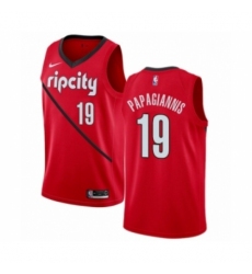 Men's Nike Portland Trail Blazers #19 Georgios Papagiannis Red Swingman Jersey - Earned Edition