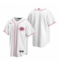 Men's Nike Cincinnati Reds Blank White Home Stitched Baseball Jersey