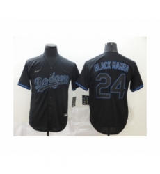 Los Angeles Dodgers #24 Kobe Bryant Black Shadow 2020 Cool Base jerseys