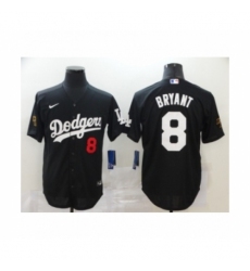 Los Angeles Dodgers #8 Kobe Bryant Black 2020 Cool Base Jersey