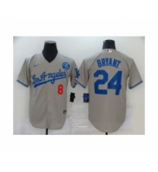 Los Angeles Dodgers Kobe Bryant Gray Jerseys