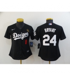 Women's Nike Los Angeles Dodgers Kobe Bryant Black Jersey