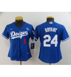 Women's Nike Los Angeles Dodgers Kobe Bryant Blue Jersey