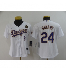 Women's Nike Los Angeles Dodgers Kobe Bryant Blue Jerseys