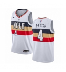 Women's Nike New Orleans Pelicans #4 Elfrid Payton White Swingman Jersey - Earned Edition