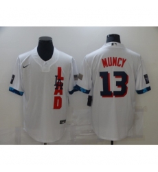 Men's Los Angeles Dodgers #13 Max Muncy Nike White 2021 All-Star Game Replica Jersey