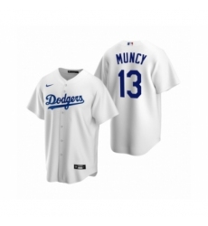 Men's Los Angeles Dodgers #13 Max Muncy Nike White Replica Home Jersey