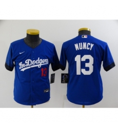 Youth Nike Los Angeles Dodgers #13 Max Muncy Blue City Player Jersey