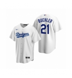 Men's Los Angeles Dodgers #21 Walker Buehler Nike White Replica Home Jersey