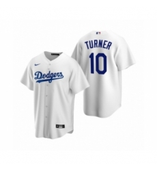 Men's Los Angeles Dodgers #10 Justin Turner Nike White Replica Home Jersey