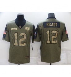 Men's Tampa Bay Buccaneers #12 Tom Brady Nike Camo 2021 Salute To Service Limited Player Jersey