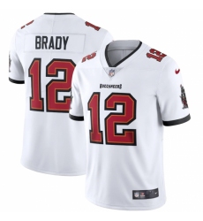 Men's Tampa Bay Buccaneers #12 Tom Brady Nike White Vapor Limited Jersey