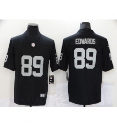 Men's Oakland Raiders #89 Bryan Edwards Black Team Color Vapor Untouchable Limited Jersey