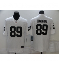 Men's Oakland Raiders #89 Bryan Edwards White Team Color Vapor Untouchable Limited Jersey