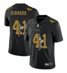 Men's New Orleans Saints #41 Alvin Kamara Black Nike Black Shadow Edition Limited Jersey
