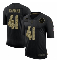 Men's New Orleans Saints #41 Alvin Kamara Camo 2020 Salute To Service Limited Jersey