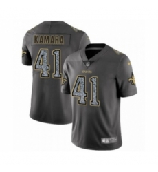 Men's New Orleans Saints #41 Alvin Kamara Limited Gray Static Fashion Limited Football Jersey