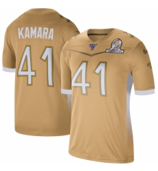 Men's Nike New Orleans Saints #41 Alvin Kamara 2020 NFC Pro Bowl Game Jersey Gold