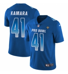 Youth Nike New Orleans Saints #41 Alvin Kamara Limited Royal Blue 2018 Pro Bowl NFL Jersey