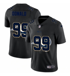 Men's Los Angeles Rams #99 Aaron Donald Black Nike Black Shadow Edition Limited Jersey
