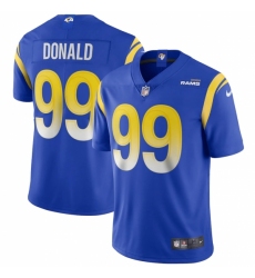 Men's Los Angeles Rams #99 Aaron Donald Blue Nike Royal Vapor Limited Jersey.webp