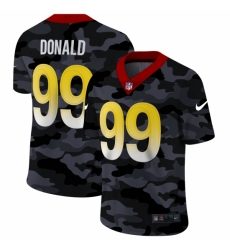 Men's Los Angeles Rams #99 Aaron Donald Camo 2020 Nike Limited Jersey