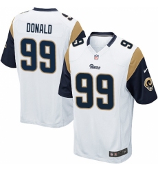 Men's Nike Los Angeles Rams #99 Aaron Donald Game White NFL Jersey