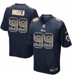 Men's Nike Los Angeles Rams #99 Aaron Donald Limited Navy Blue Strobe NFL Jersey