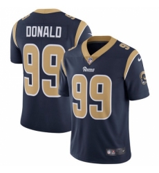 Men's Nike Los Angeles Rams #99 Aaron Donald Navy Blue Team Color Vapor Untouchable Limited Player NFL Jersey