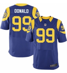 Men's Nike Los Angeles Rams #99 Aaron Donald Royal Blue Alternate Vapor Untouchable Elite Player NFL Jersey