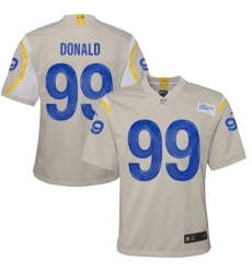 Youth Los Angeles Rams #99 Aaron Donald White Nike Bone Game Jersey.webp