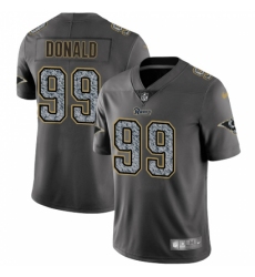Youth Nike Los Angeles Rams #99 Aaron Donald Gray Static Vapor Untouchable Limited NFL Jersey