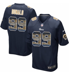 Youth Nike Los Angeles Rams #99 Aaron Donald Limited Navy Blue Strobe NFL Jersey