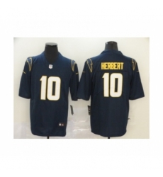 Los Angeles Chargers #10 Justin Herbert Navy 2020 NFL Draft Vapor Limited Jersey