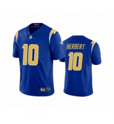 Los Angeles Chargers #10 Justin Herbert Royal 2020 NFL Draft Alternate Vapor Limited Jersey