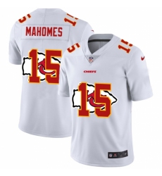 Men's Kansas City Chiefs #15 Patrick Mahomes White Nike White Shadow Edition Limited Jersey