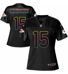 Women's Nike Kansas City Chiefs #15 Patrick Mahomes Black NFL Fashion Game Jersey