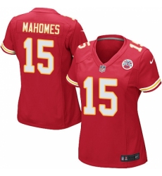 Women's Nike Kansas City Chiefs #15 Patrick Mahomes Red Team Color Stitched NFL Elite Jersey