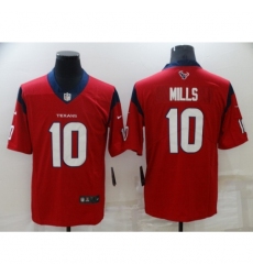 Men's Houston Texans #10 Davis Mills Red Vapor Untouchable Limited Stitched Jersey