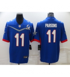 Men's Dallas Cowboys #11 Micah Parsons Nike Royal 2022 NFC Pro Bowl Limited Player Jersey
