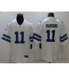 Men's Dallas Cowboys #11 Micah Parsons Nike White 2021 Limited Jersey