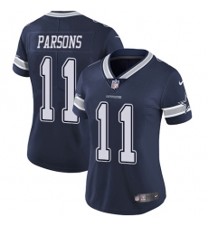 Women's Nike Dallas Cowboys #11 Micah Parsons Navy Blue Team Color Stitched NFL Vapor Untouchable Limited Jersey