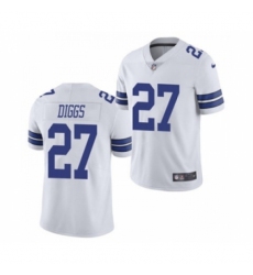 Men's Dallas Cowboys #27 Trevon Diggs White Vapor Limited Stitched Football Jersey