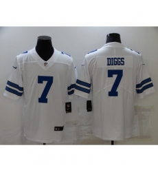 Men's Dallas Cowboys #7 Trevon Diggs White Limited Player Jersey