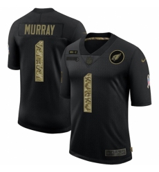 Men's Arizona Cardinals #1 Kyler Murray Camo 2020 Salute To Service Limited Jersey