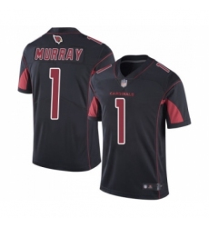 Men's Arizona Cardinals #1 Kyler Murray Limited Black Rush Vapor Untouchable Football Jersey