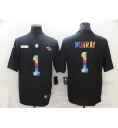 Men's Arizona Cardinals #1 Kyler Murray Rainbow Version Nike Limited Jersey