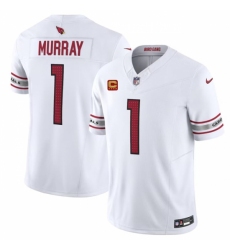 Unisex Arizona Cardinals #1 Kyler Murray White 2024 F.U.S.E. With 4-Star C Vapor Untouchable Limited Stitched Football Jersey Unisex Arizona Cardinals #1 Kyler Murray White 2024 F.U.S.E. With 4-Star C Vapor Untouchable Limited Stitched Football Jersey