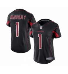 Women's Arizona Cardinals #1 Kyler Murray Limited Black Rush Vapor Untouchable Football Jersey